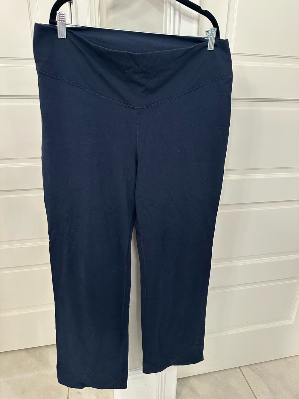 Old Navy Active Powerchill Extra High Rise Flare Yoga Pants 2XL XXL Navy Blue